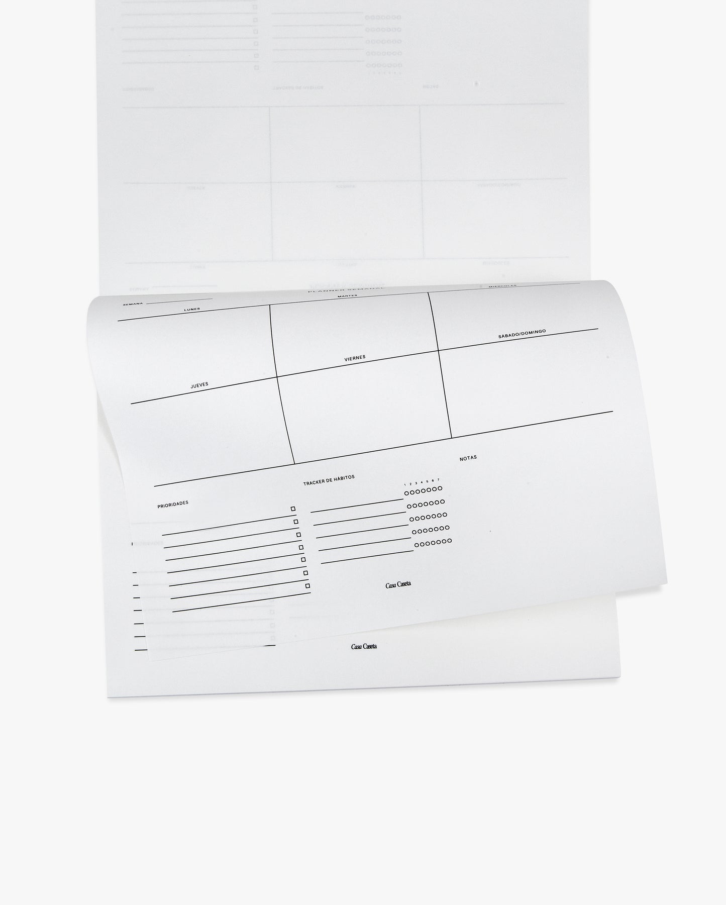 Planner semanal de productividad