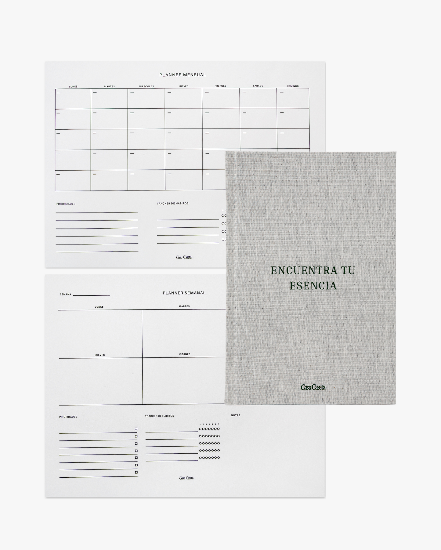 Pack Encuentra Tu Esencia + Planner Mensual + Planner Semanal