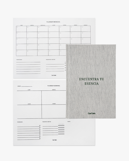 Pack Encuentra Tu Esencia + Planner Mensual + Planner Semanal